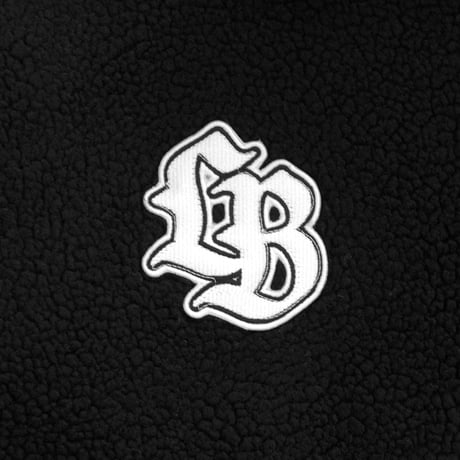 LB Patch Boa Coat Black