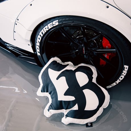 LB Logo Cushion Black