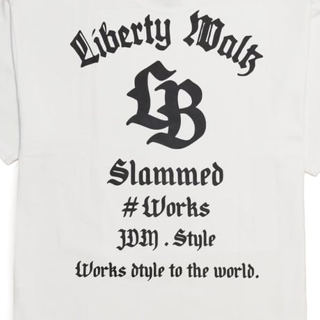 LB Arch Logo Big Tee White