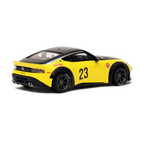 1/64 MINI GT Nissan Z LB★NATION WORKS Ikazuchi Yellow / LB Blister Packaging