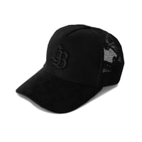 LB Logo Mesh Cap Black