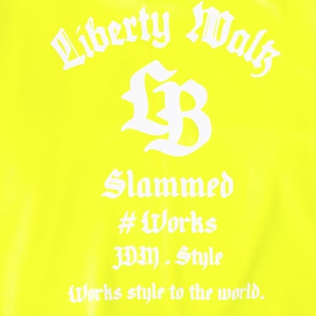 LB Arch Logo Fluorescence Yellow Sweatshirt