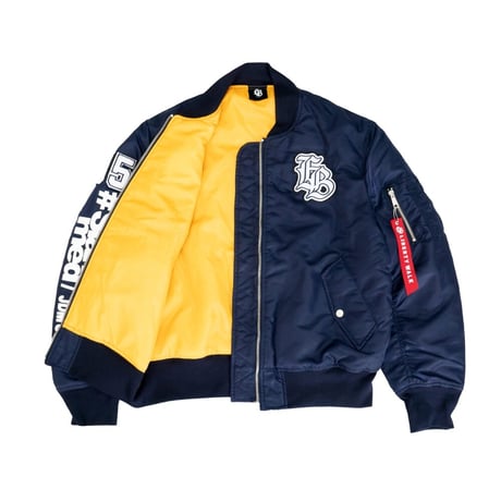 LB Slammed MA-1 Navy