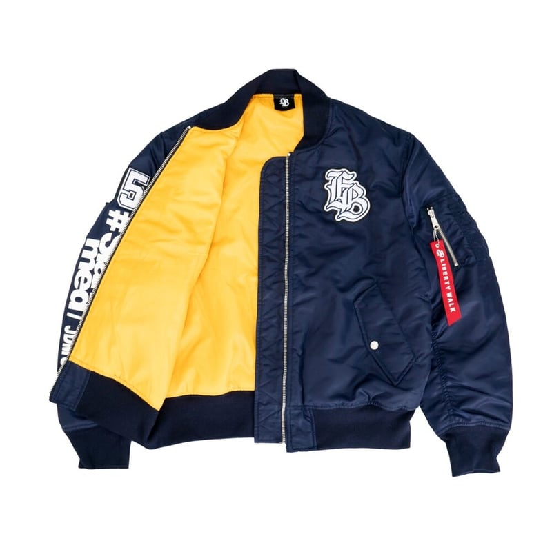 LB Slammed MA-1 Navy | 株式会社I.W.G.P
