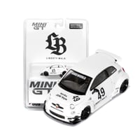 1/64 MINI LB-WORKS x Abas Works ABARTH 595 Gara White