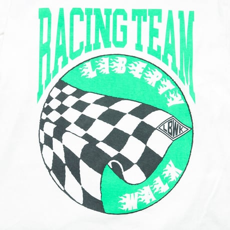 Racing Crew Long Sleeve Tee White