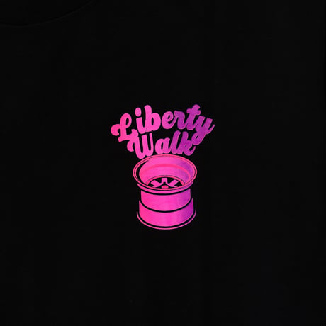 LB Gradation Wheel Tee Pink×Blue
