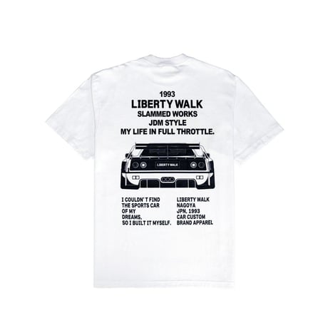 LB F40 Big Tee White