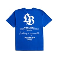 Liberty and Walk Tee Blue