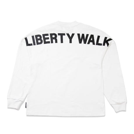 LB High Neck Logo Tee White