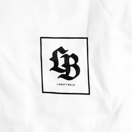 LB Box Logo Long Sleeve Tee White