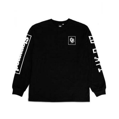 LB Box Logo Long Sleeve Tee Black