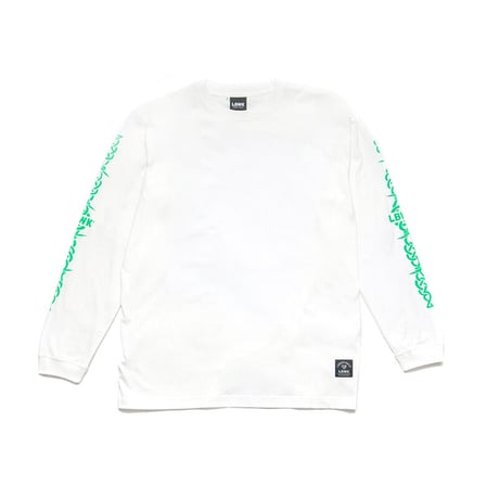 Racing Crew Long Sleeve Tee White