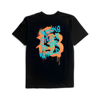 LB Paint Logo Tee Black×Orange