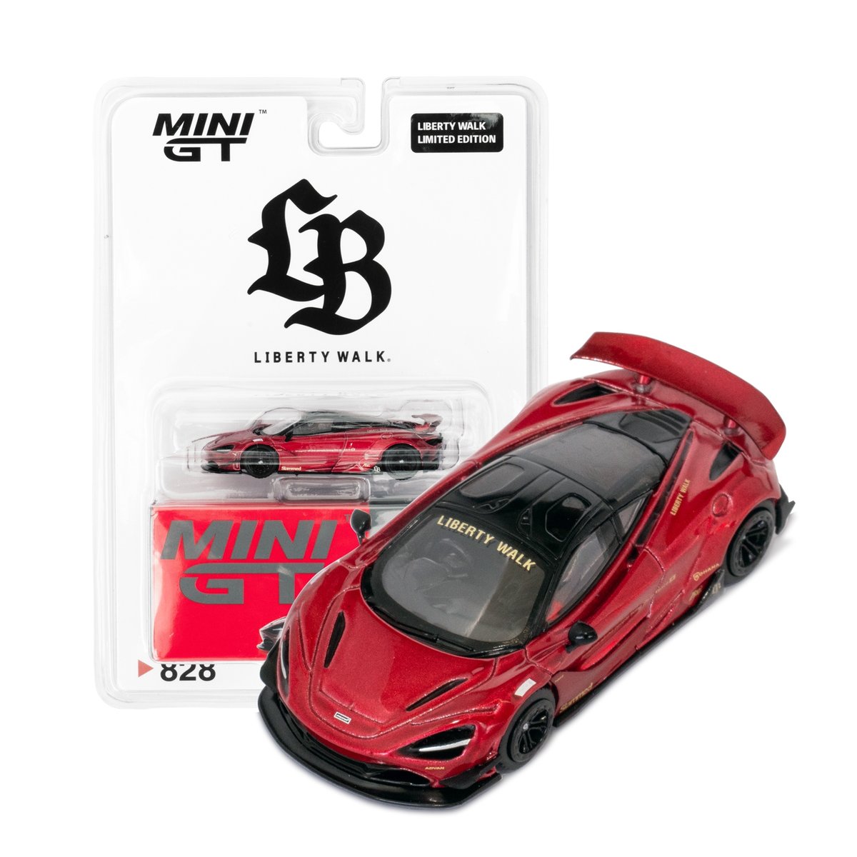 MINI GT 1/64 McLaren 720S LB☆Works Gem Red / LB
