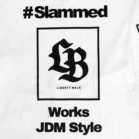 LB Box Logo Long Sleeve Tee White