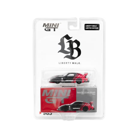 1/64 MINI GT Mazda RX-7 LB-Super Silhouette ADVAN / LB Blister Packaging