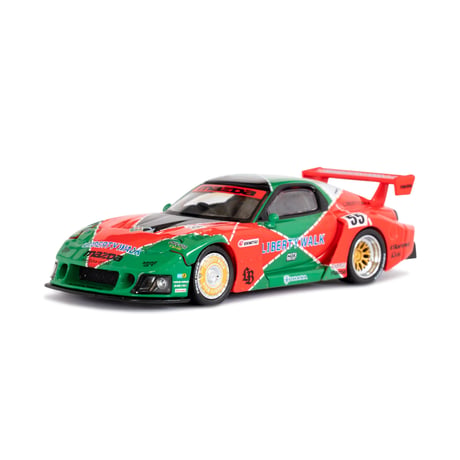 MINIGT 1/64 Mazda RX-7 LB-Super Silhouette Orange×Green