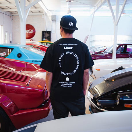 LB Simple Circle Logo Black