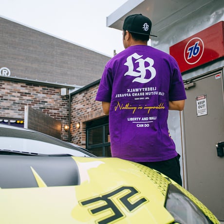 Liberty and Walk Tee Purple