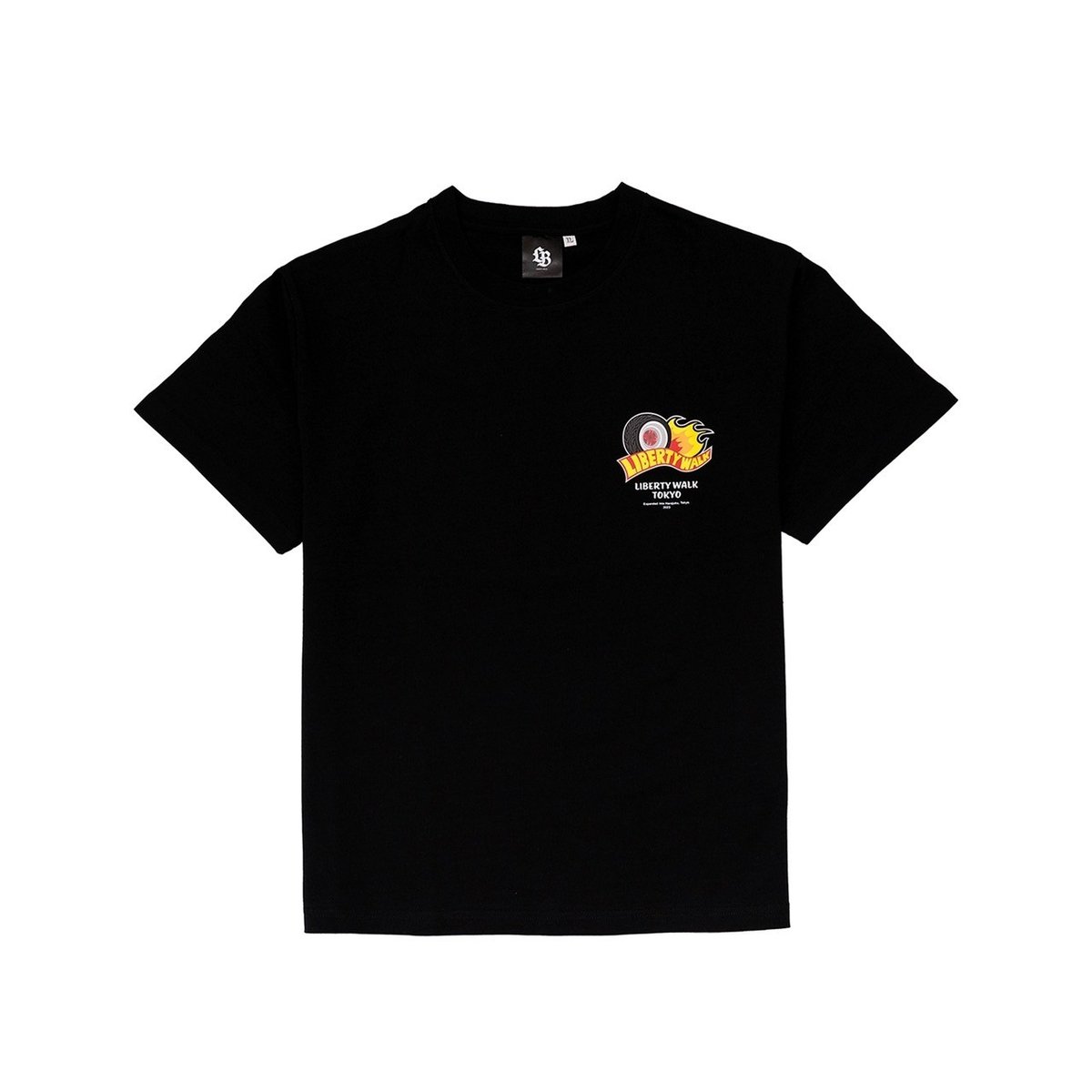 LIBERTY WALK F40 Fire Tee Black | 株式会社I.W.G.P