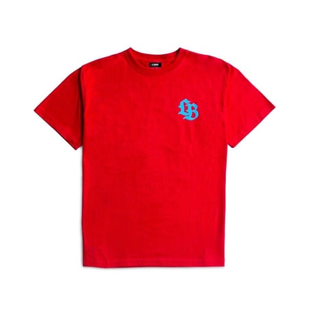 LB Slammed Flocky Tee Red