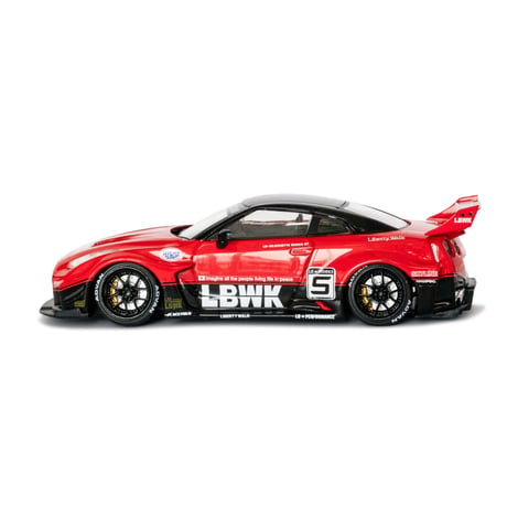 TARMAC WORKS 1/43 LB-Silhouette WORKS GTR Red&Black