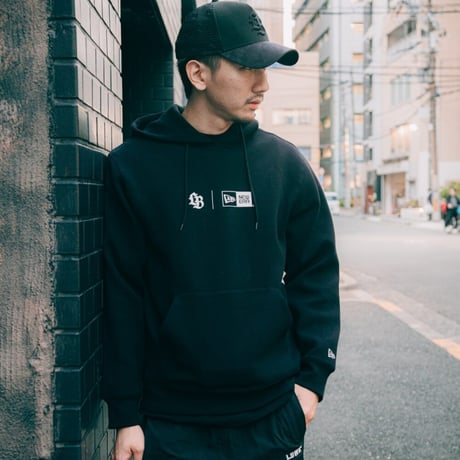 NEWERA × LB TECH SWEAT PULLOVER HOODIE BIG LOGO「LB」