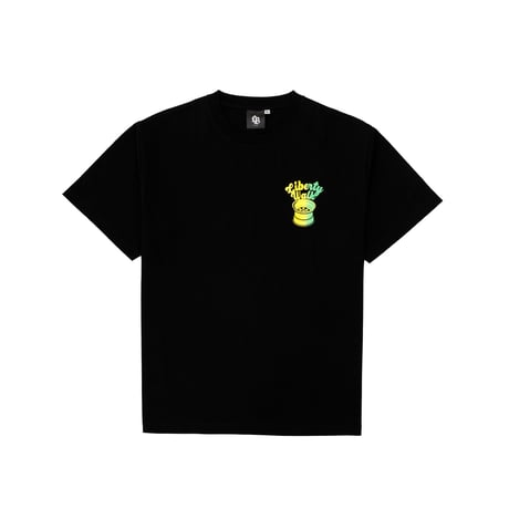 LB Gradation Wheel Tee Green×Yellow