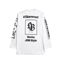 LB Box Logo Long Sleeve Tee White