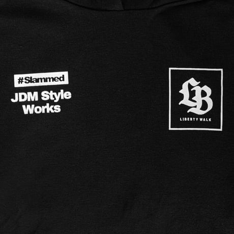 LB Box Logo Hoodie Black