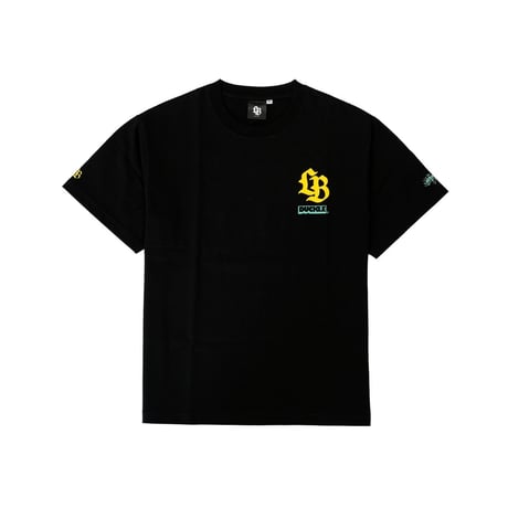 LB×KAZZROCK Paint Tee Black