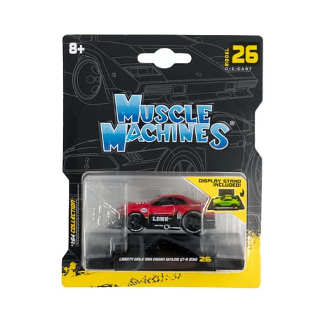 Muscle Machines 1/64 LB WORKS ER34 Red&Black
