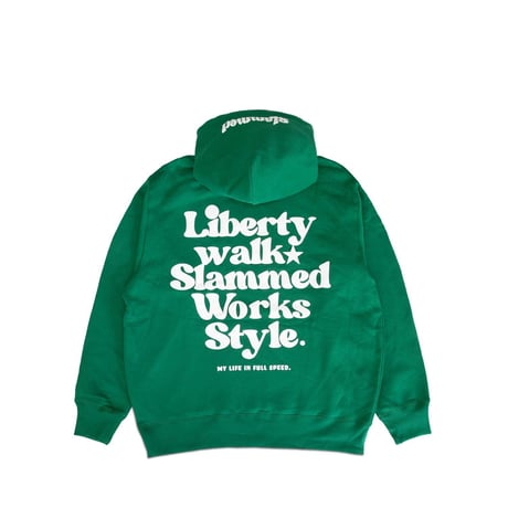 LIBERTY WALK グリーン パーカー CATEGORY LibertyWalk パーカー① | 株式会社I.W.G.P
