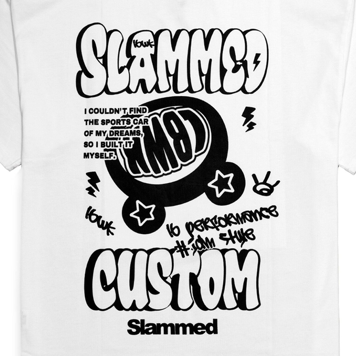 LB KUMA Slammed Big Tee White I W G P lb-kuma-slammed-big-tee-white-i-w-g-p