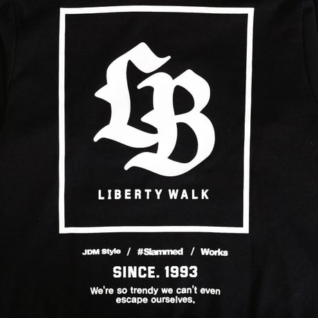 LB Box Logo Hoodie Black