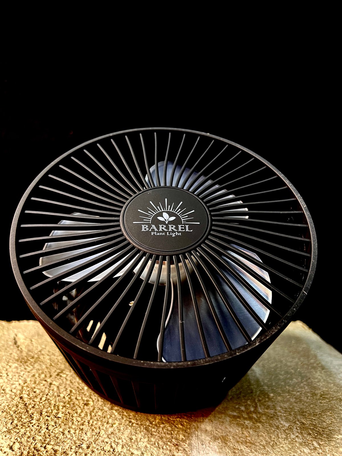 Aechmea move（エクメアムーブ）】マットブラック 首振りファン