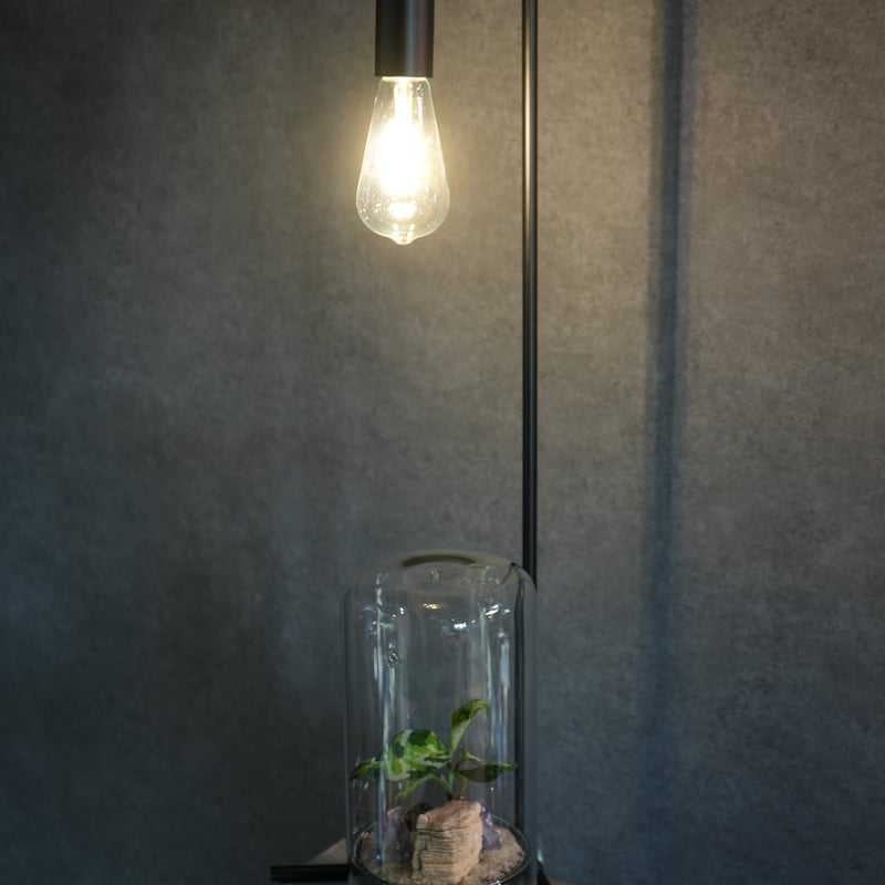 フロアーランプスタンド アコン ブラック 植物育成ライト 角度調節可能