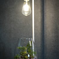 フロアーランプスタンド アコン ホワイト 植物育成ライト 角度調節可能　74cm Floor Lamp STAND【Akond】