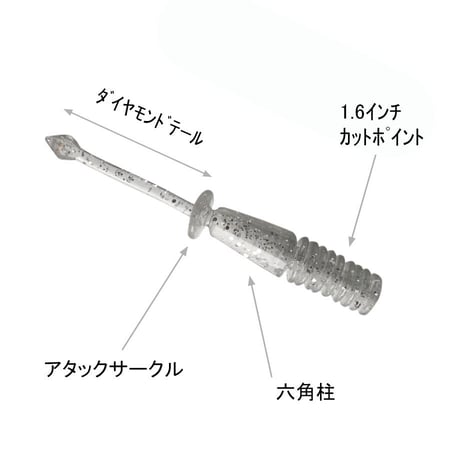 【ネット限定カラー】【GLITCH OIL×TALIコラボ商品】アタックサークル1.8インチ A11 グリッチスモーク 10本入り