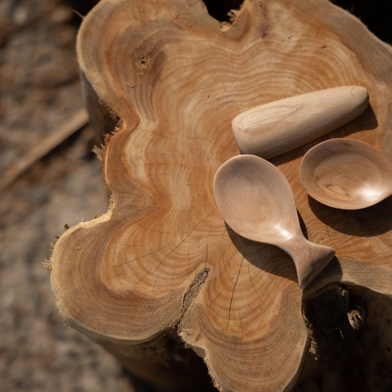 森の木からつくったティースプーンのギフトセット | 森林浴茶