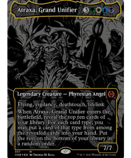 JP）《オイルスリック・Foil》偉大なる統一者、アトラクサ/Atraxa