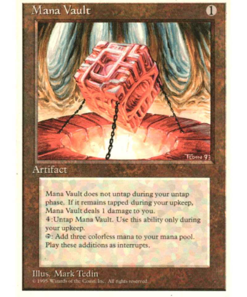魔力の櫃 Mana Vault 4ED EN）魔力の櫃/Mana Vault［4ED］ | カードショップ Lykke
