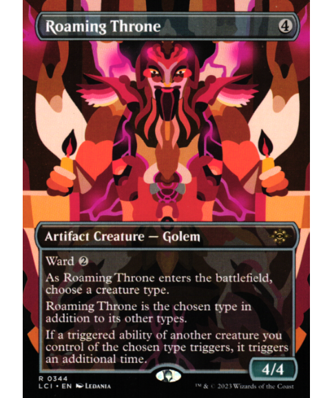 英語）《ショーケース》うろつく玉座/Roaming Throne【R】0344