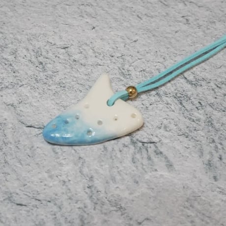 オカリナ陶器ペンダント