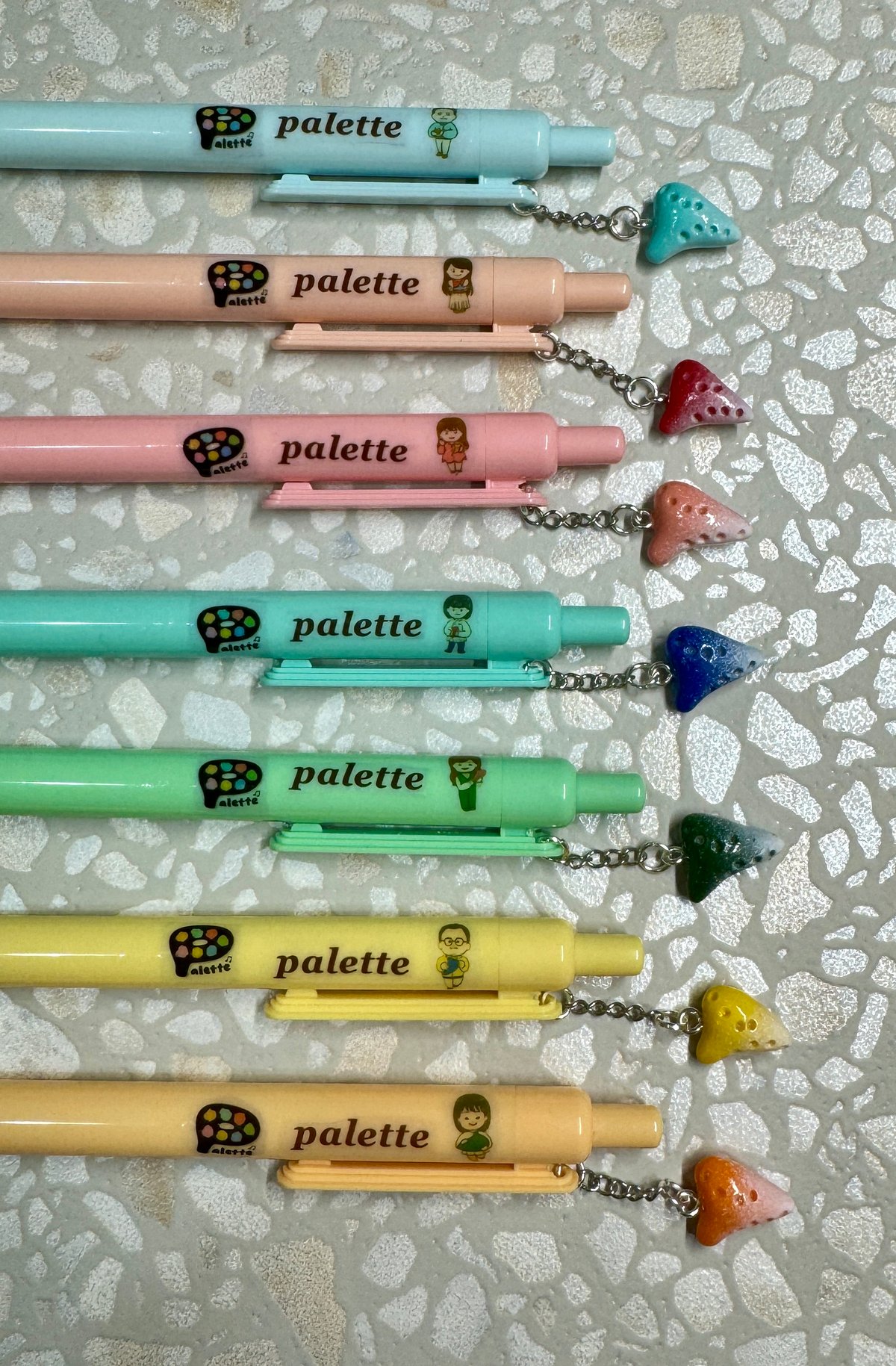 オカリナアンサンブルpalette オリジナルボールペン(7種類セット