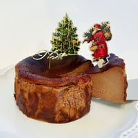 【予約販売】グルテンフリー クリスマス ショコラバスクチーズケーキ(12/15〜12/19発送・冷凍便)