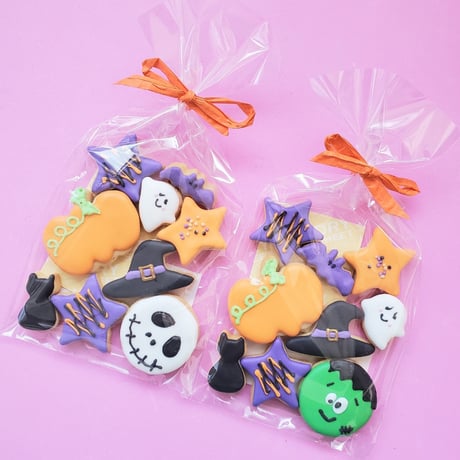 ハロウィーンクッキー(どんなクッキー届くかはお楽しみに)