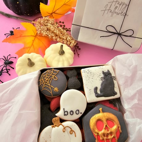 大人のハロウィンクッキー缶 -シック＆リッチ🦇