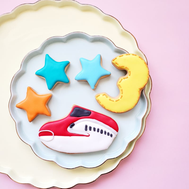 最短翌日発送❗こまち新幹線アイシングクッキー | Ange Cake